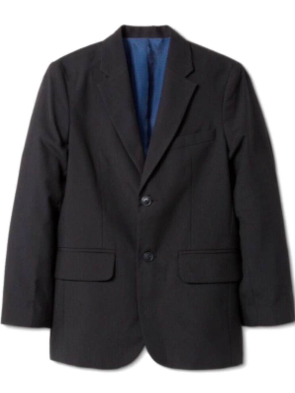 Cat & Jack Boys Black Suit Jacket Blazer 18 Husky NWT